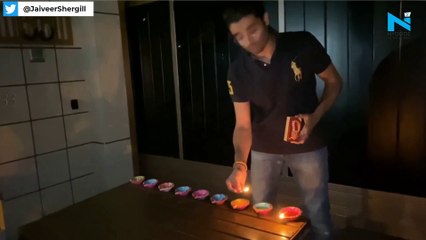 9PM9minutes Twist : Jaiveer Shergill burns 2 lamps, says will light 7 more when doctors get PPE kits