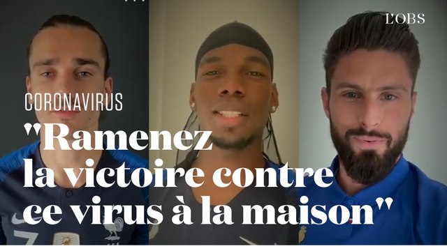 Les Bleus encouragent le personnel soignant en lutte contre le coronavirus : Vous allez gagner !