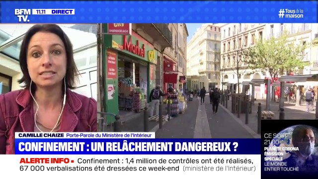 Confinement: la porte-parole du ministère de l'Intérieur assure qu'il n'y a pas eu de départ massif en vacances