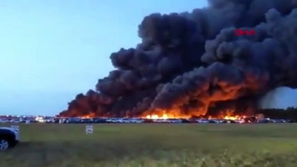 18 saat süren kabus! 3 bin 500 araç alev alev yandı