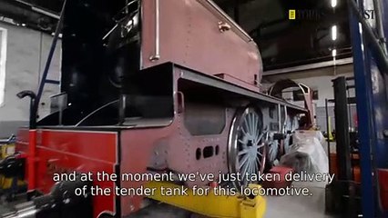 Tender tank for the Prince of Wales locomotive