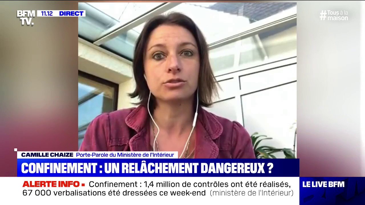 Confinement: selon la porte-parole du ministère de l'Intérieur, les contrôles vont être "beaucoup plus stricts"
