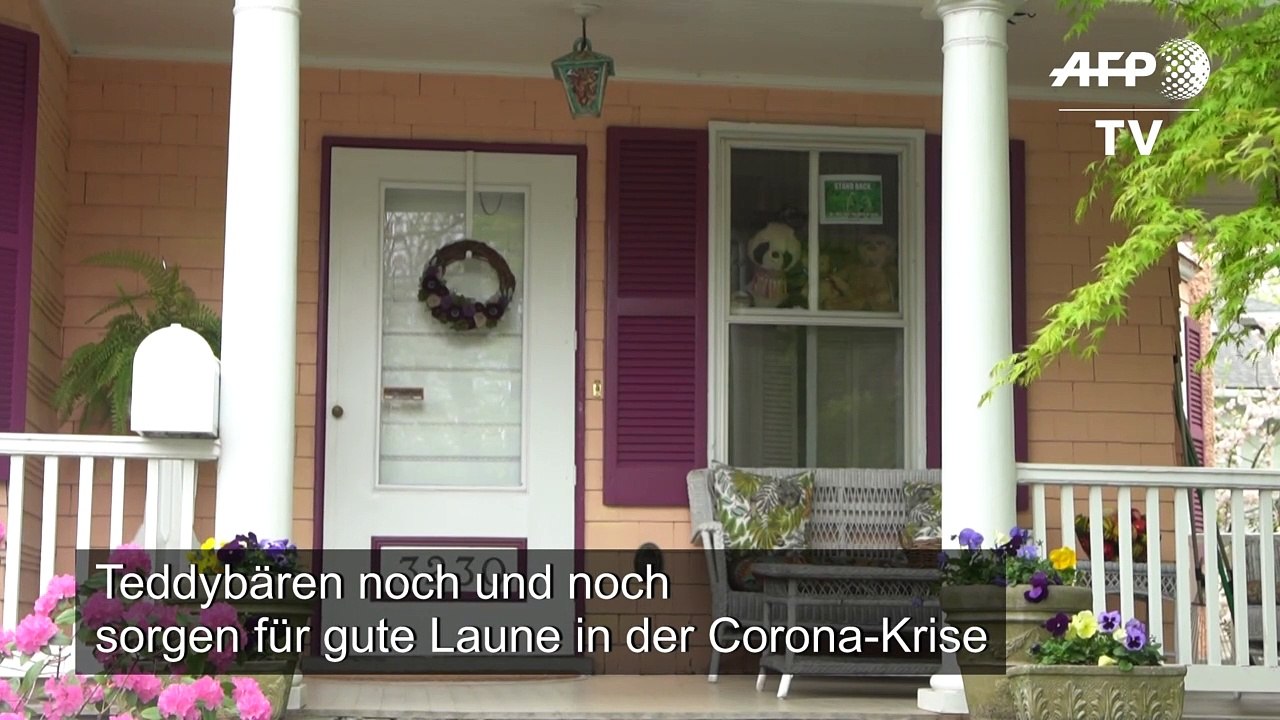 Teddybären für gute Laune in der Corona-Krise