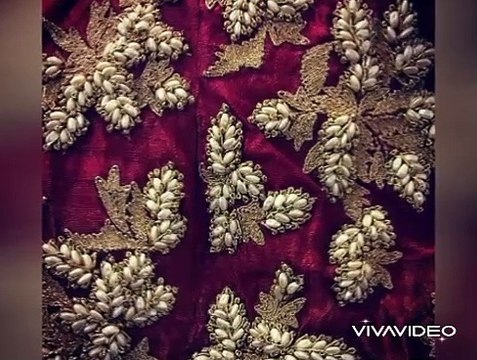 Stylish dresses with elegant bead work, designer collection, beautiful style, unique design.