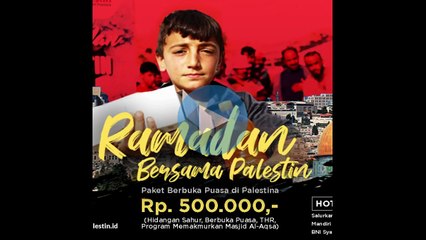 Berbagi bersama masyarakat Palestina