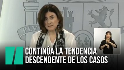 Sierra: "Las cifras van confirmando una tendencia descendente"