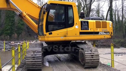 Εργασίες για την αποκατάσταση της γέφυρας του Ινάχου