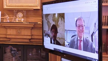 Vídeo conferencia Turismo de Canarias Reyes