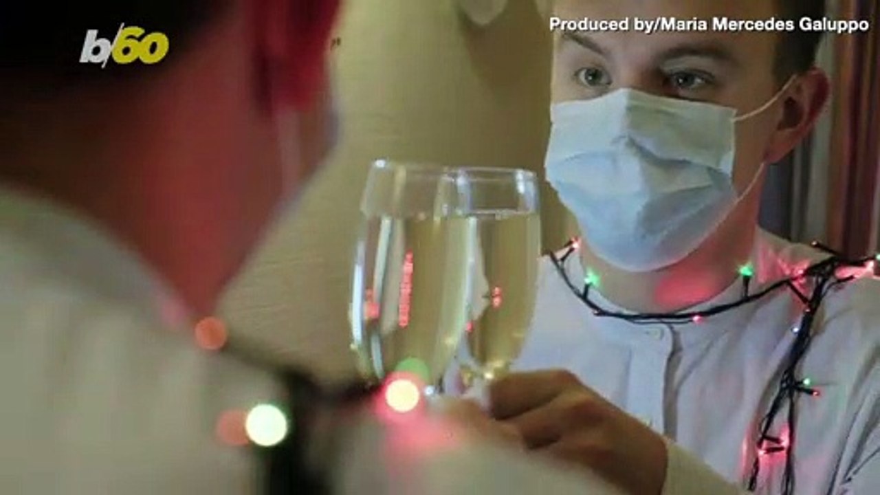 Hilarious Footage Shows People Wearing Ball Gowns and Wedding Dresses to Complete Mundane Chores