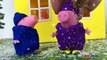 Kids Toy Videos US - STORY WITH PEPPA PIG AND HER FAMILY STUCK IN THE SNOW AND TOWED BY GRANDPA DOG WITH THE TOW TRUCK