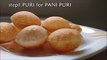Homemade pani puri  recipe - golgappa recipe - puchka recipe -How to make pani puri