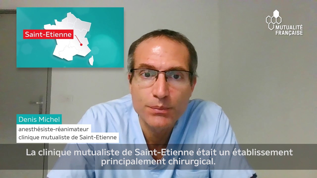 Denis Michel, anesthésiste-réanimateur, clinique mutualiste de Saint-Etienne