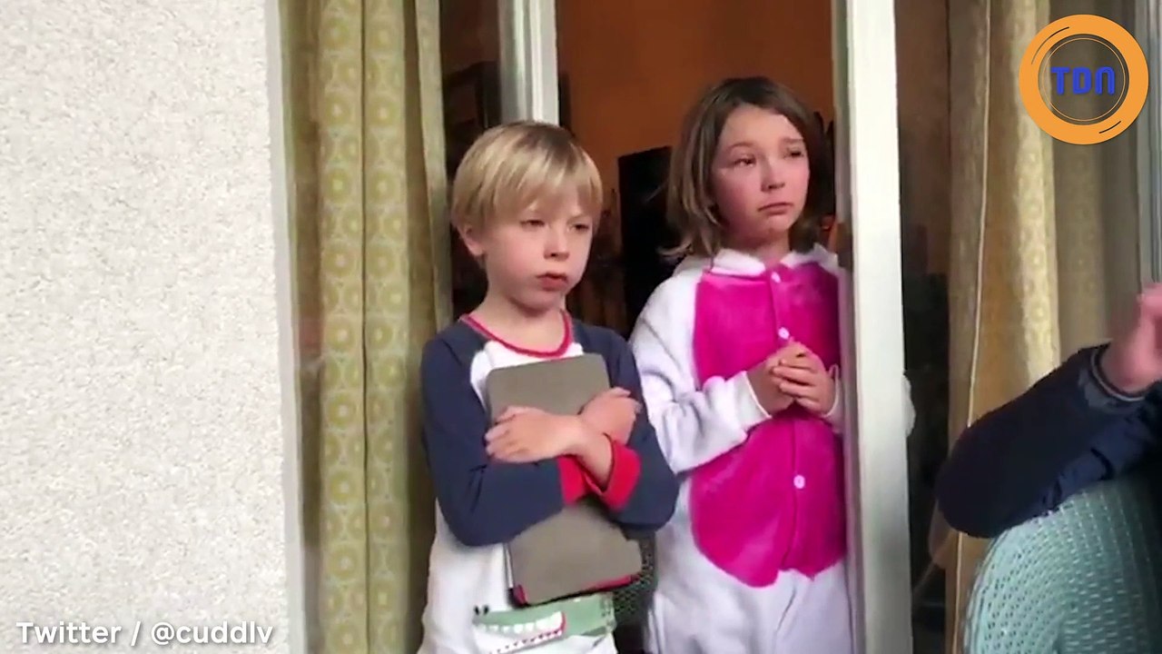 Des parents font une mauvaise blague à leurs enfants sur la reprise de l'école