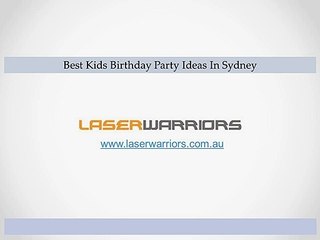 Best Kids Birthday Party Ideas In Sydney