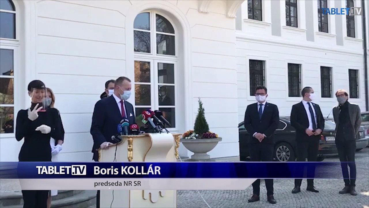 ZÁZNAM: Prezidentka SR Z. Čaputová prijala predsedu vlády SR I. Matoviča a predsedu NR SR B. Kollára