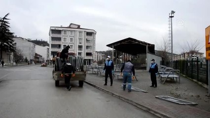 Havza'da koronavirüs tedbirleri