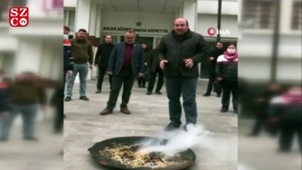 Koronavirüse karşı tütsü yaktılar