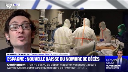 Virus: 637 morts en 24h en Espagne, un chiffre à nouveau en baisse