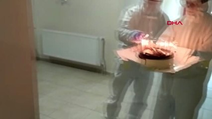 KYK yurdunda gözetim altındaki misafire doğum günü sürprizi