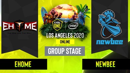 Dota2 - Newbee vs. EHOME - Game 1 - CN Lower Bracket Final - ESL One Los Angeles