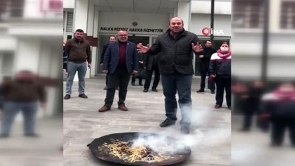 Korona virüse karşı tütsü yaktılar