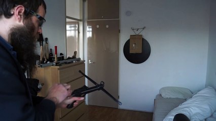 Target shooting with my 50LB crossbow