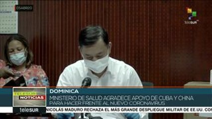 Agradece ministerio de Dominica ayuda de Cuba y China ante Covid-19