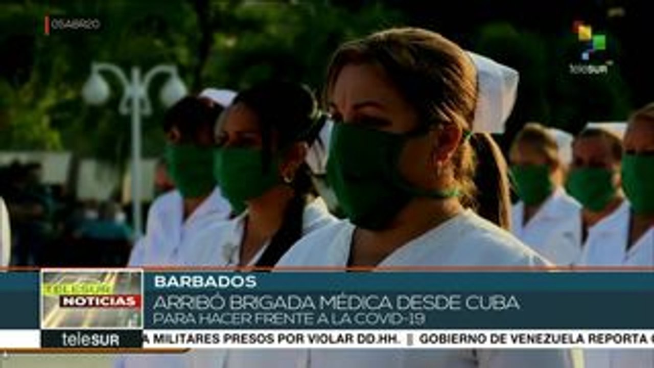 teleSUR Noticias: 101 Médicos cubanos en apoyo hacia Barbados