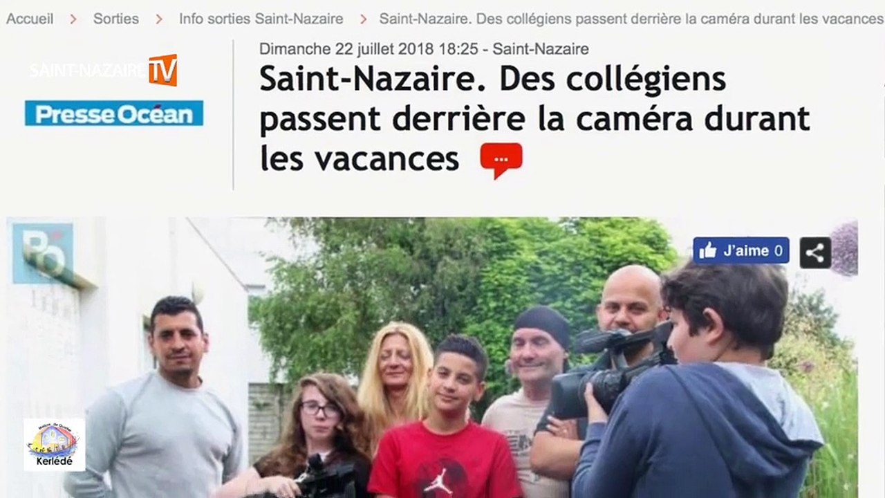 Atelier vidéo à la maison de quartier de Kerlédé animé par l'association Yountiss