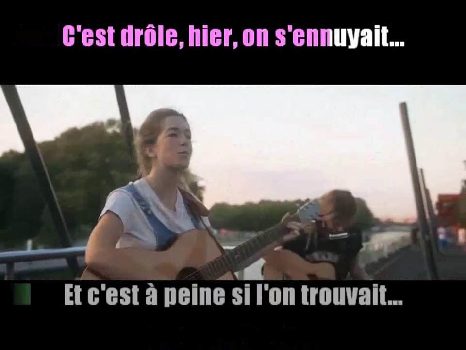 KARAOKE LES FRANGINES Salut les amoureux Vidéo Dailymotion