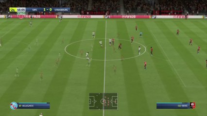 Stade Rennais - RC Strasbourg sur FIFA 20 : résumé et buts (L1 - 34e journée)