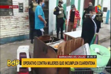 El Callao: policía realiza operativo contra mujeres que infringen circulación diferenciada