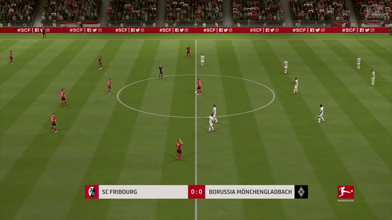 SC Fribourg - Borussia M’Gladbach sur FIFA 20 : résumé et buts (Bundesliga - 30e journée)
