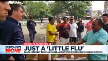 'A little flu': Brazil's Bolsonaro playing down coronavirus crisis