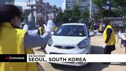 South Korea church holds drive-in service amid new outbreak