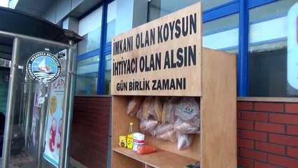 "İmkanı olan koysun ihtiyacı olan alsın" kampanyası - DÜZCE
