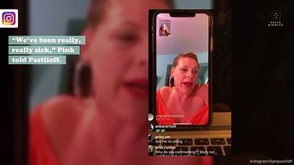 Pink detailed her family’s “really, really scary” experience with coronavirus