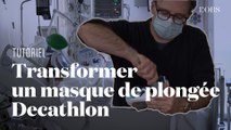 Comment le masque de plongée Decathlon peut aider les malades du Covid-19 à respirer