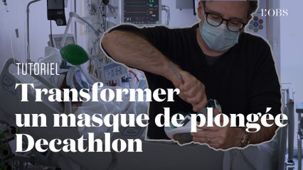Comment le masque de plongée Decathlon peut aider les malades du Covid-19 à respirer
