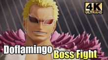 One Piece Pirate Warriors 4 — Doflamingo Boss Fight and Dressrosa Cage [PC] True 4K Gameplay