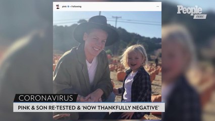 Pink Details 'Rollercoaster' Coronavirus Symptoms as Her Son, 3, Says He's 'Feeling Better'