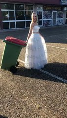 Taking Out the Trash in Your Wedding Dress