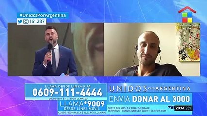 Unidos por Argentina | Manu Ginobilli habló de la cuarentena, la situación de Argentina y EE.UU.