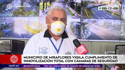 Primera Edición: Vigilan cumplimiento de inmovilización con cámaras de seguridad