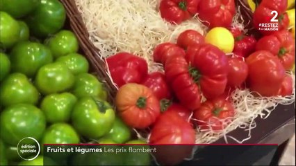 Confinement : les prix des fruits et légumes en hausse