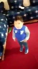 The little boy's fear of Corona