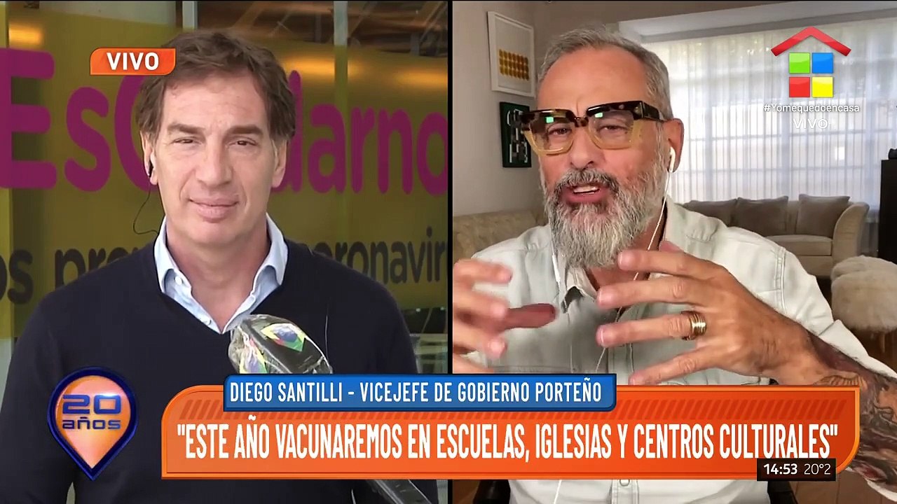 Diego Santilli, Vicejefe de Gobierno Porteño en Intrusos