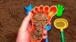 Play with Rainbow Shovels Toys and Sand Molds