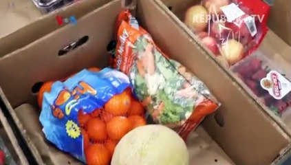 Pedagang buah-buahan di AS