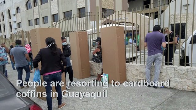 Ecuador city runs out of coffins amid COVID-19 crisis